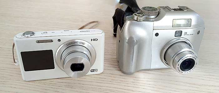 Работа с фотобанками с компактными фотоаппаратами